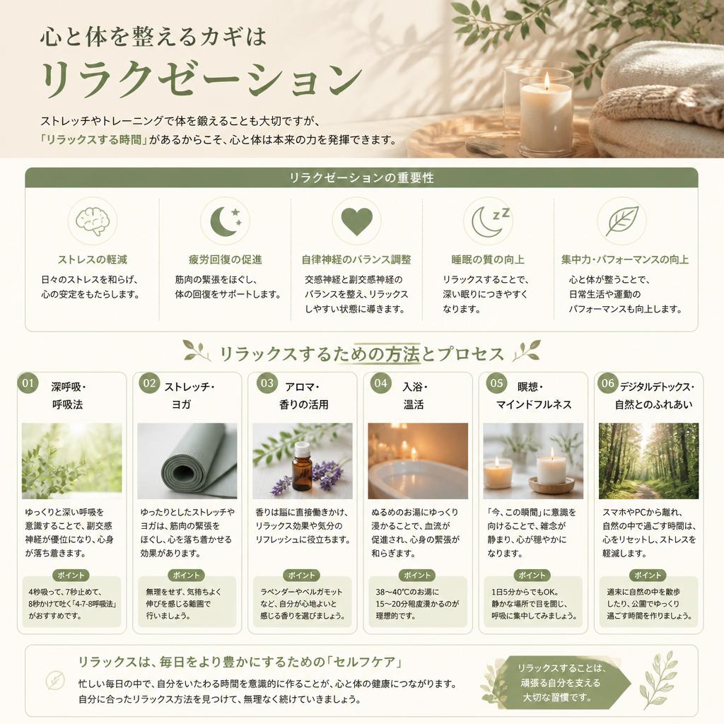 リラクゼーションのススメ