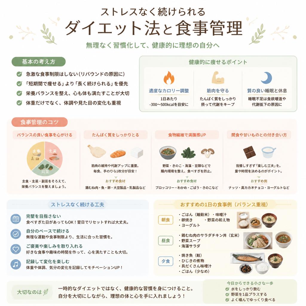 無理のないダイエット法