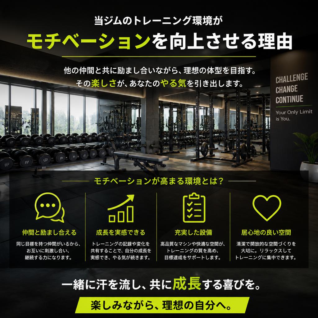 モチベーションを高める環境
