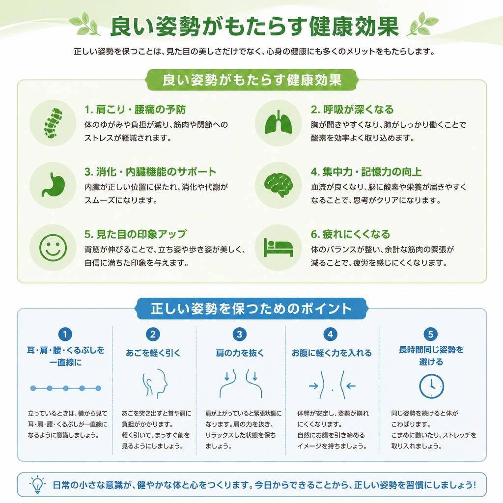 姿勢改善の重要性