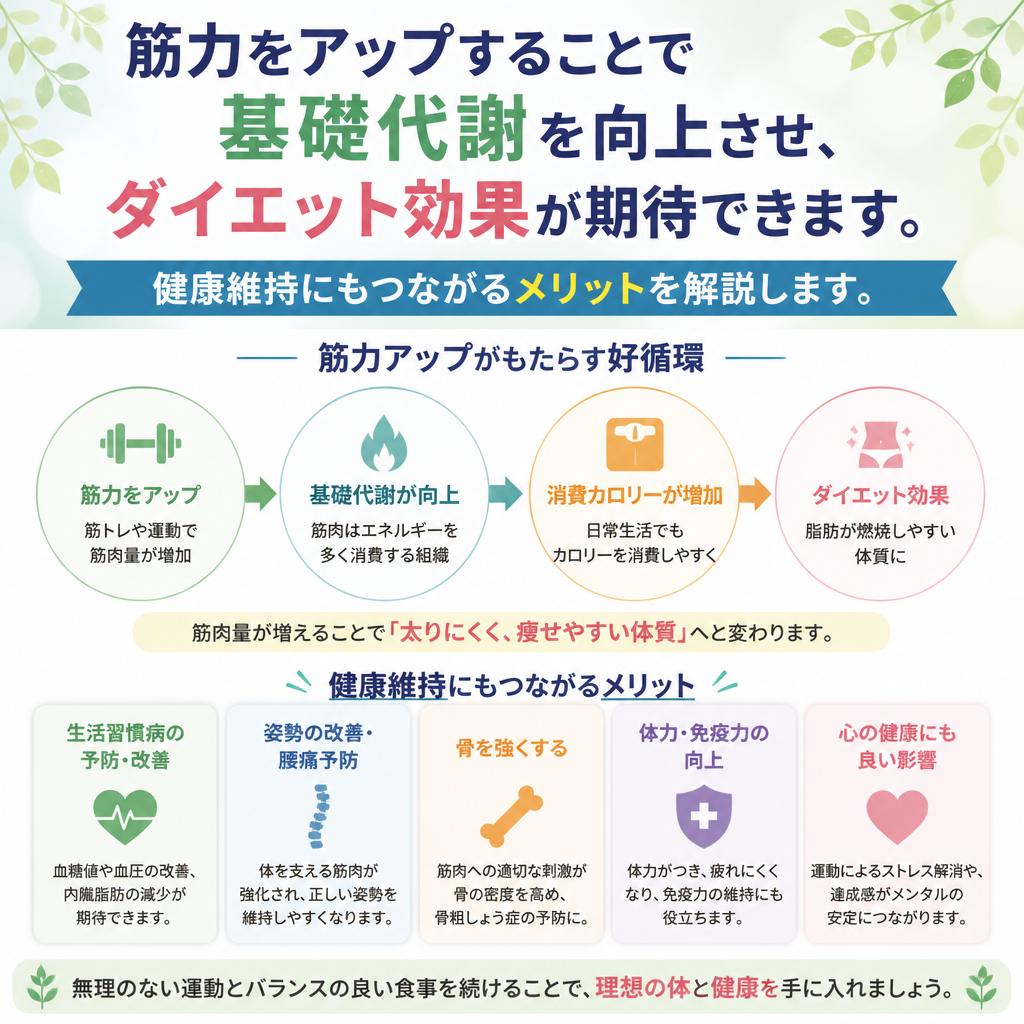 筋力トレーニングの重要性