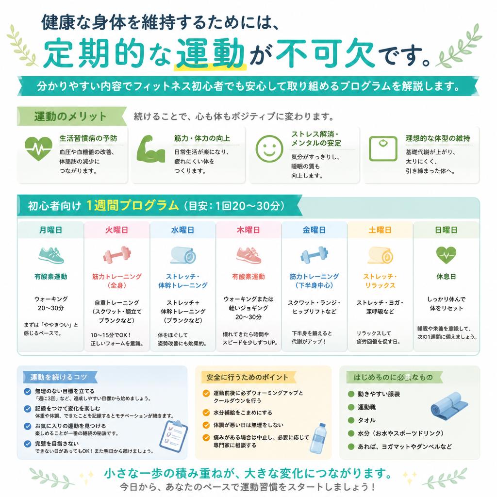 健康維持のためのフィットネス