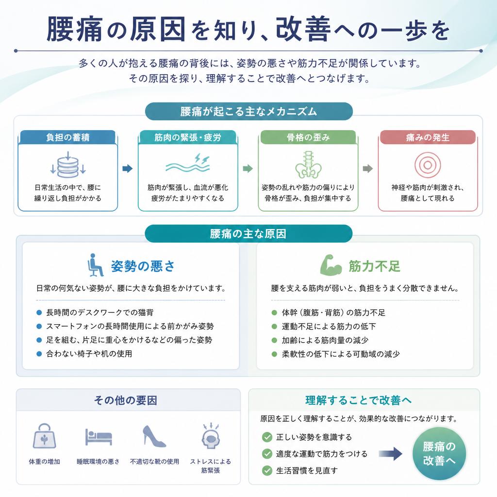 腰痛の原因とは？