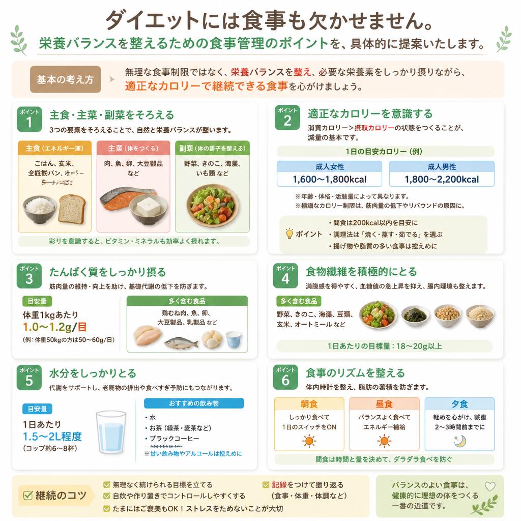 結果を出すための栄養管理