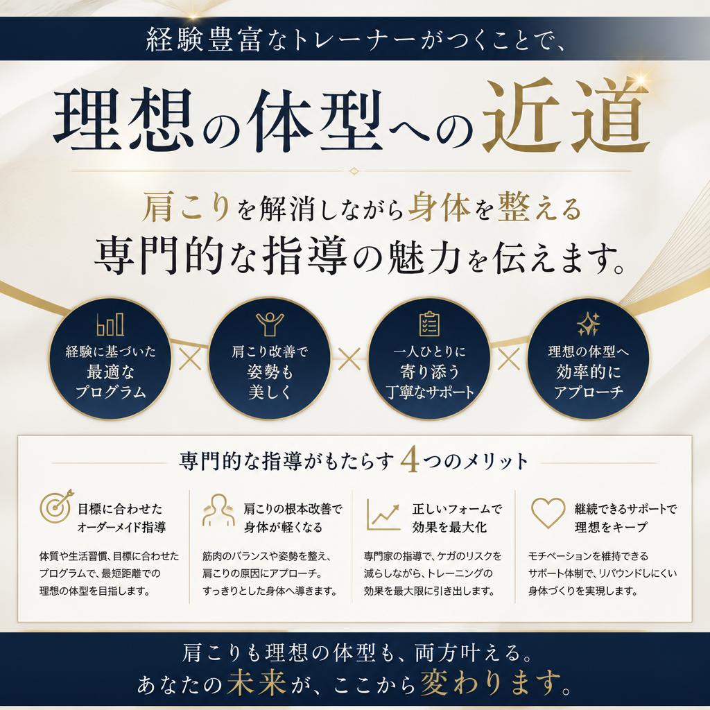 専門家によるトレーニングサポート