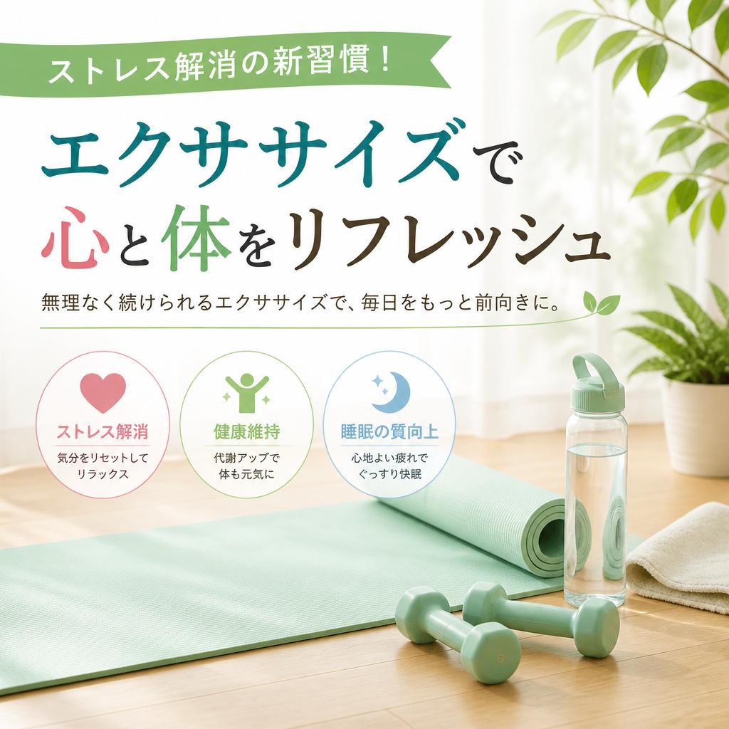 ストレス解消の新習慣！エクササイズで心と体をリフレッシュ