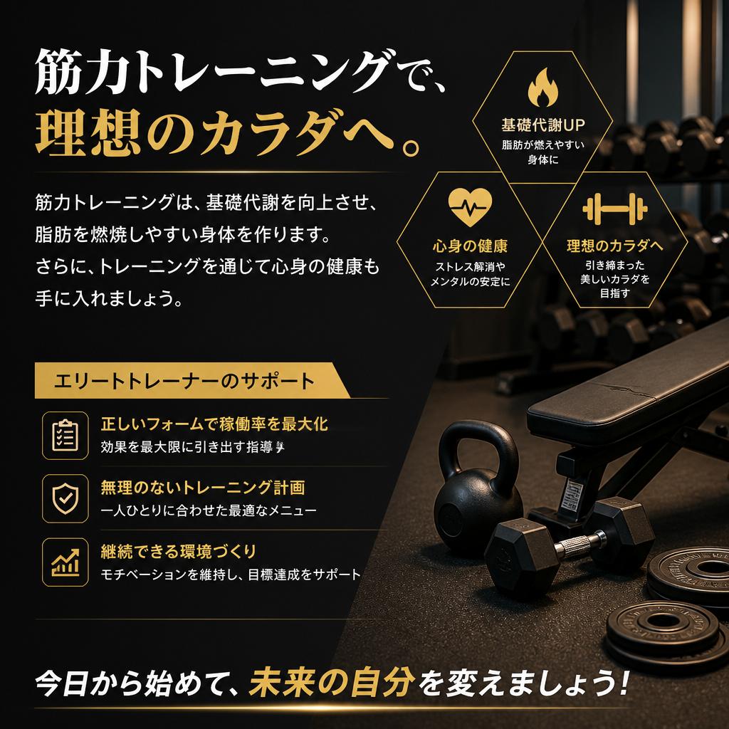 筋力トレーニングの重要性