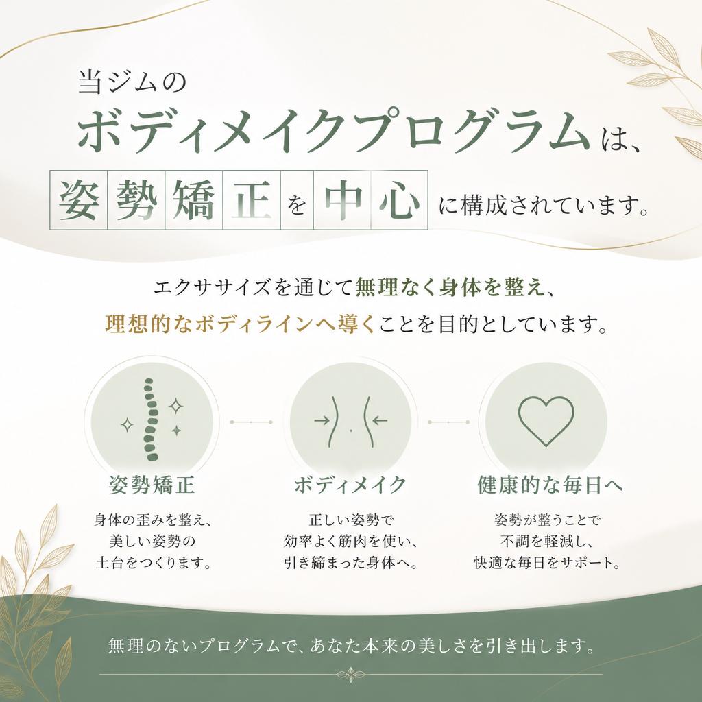 私たちのボディメイクプログラム