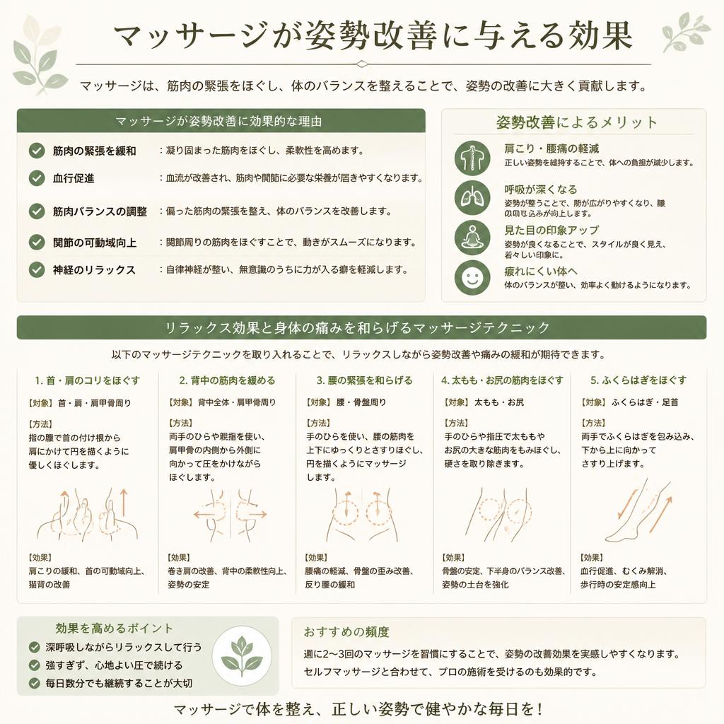 マッサージの効能