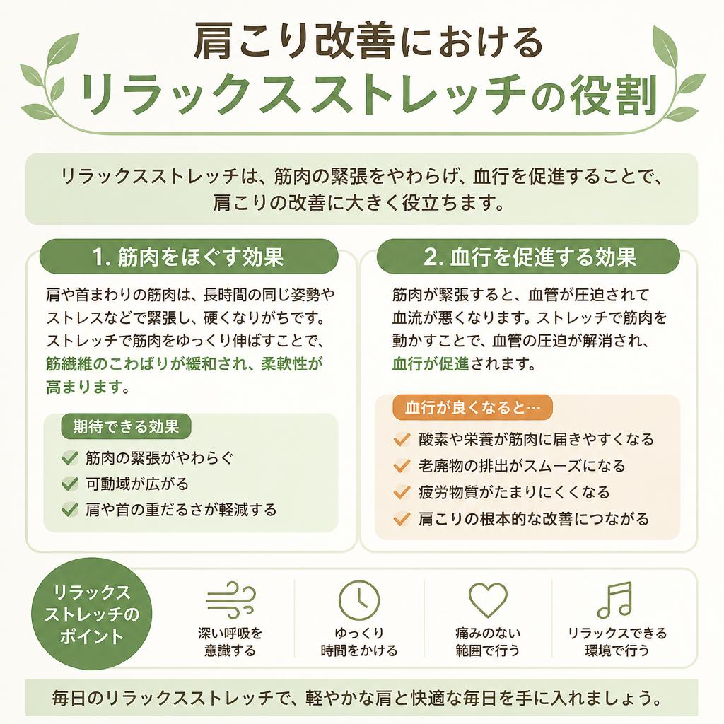リラックスストレッチの重要性