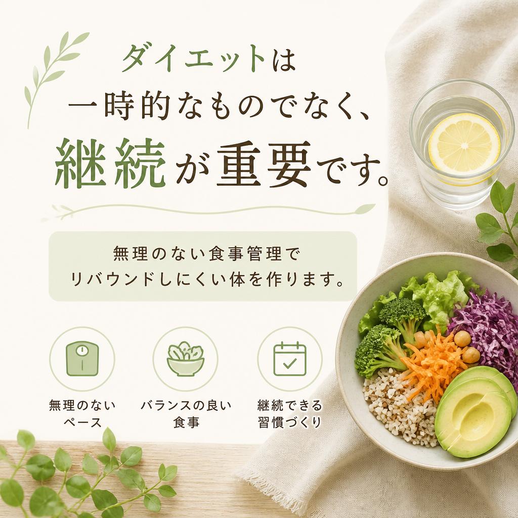 持続可能なダイエット生活