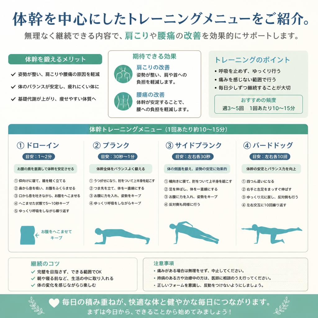 トレーニング内容の紹介