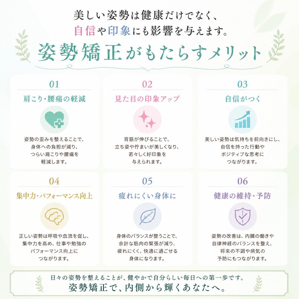 2. 美しい姿勢の重要性