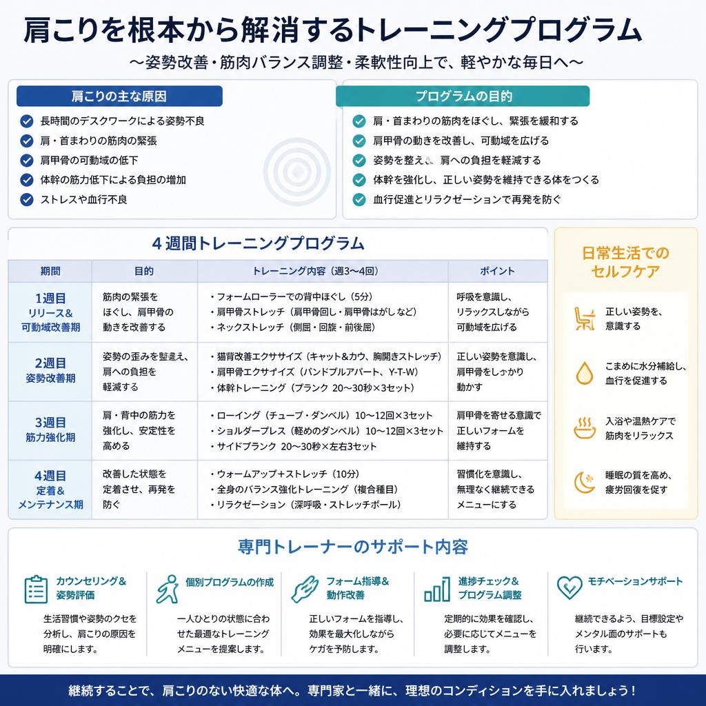 4. 肩こり解消プログラム