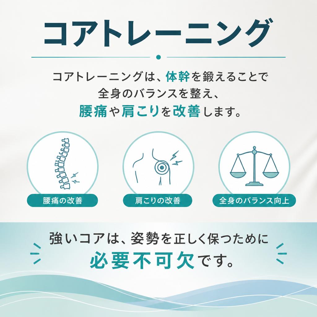 コアトレーニングの重要性