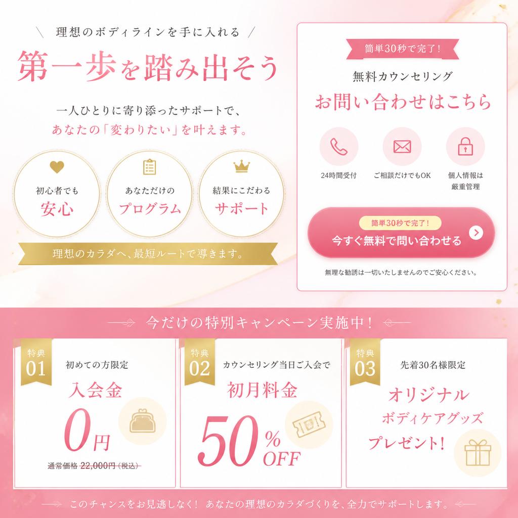 今すぐお問い合わせを！
