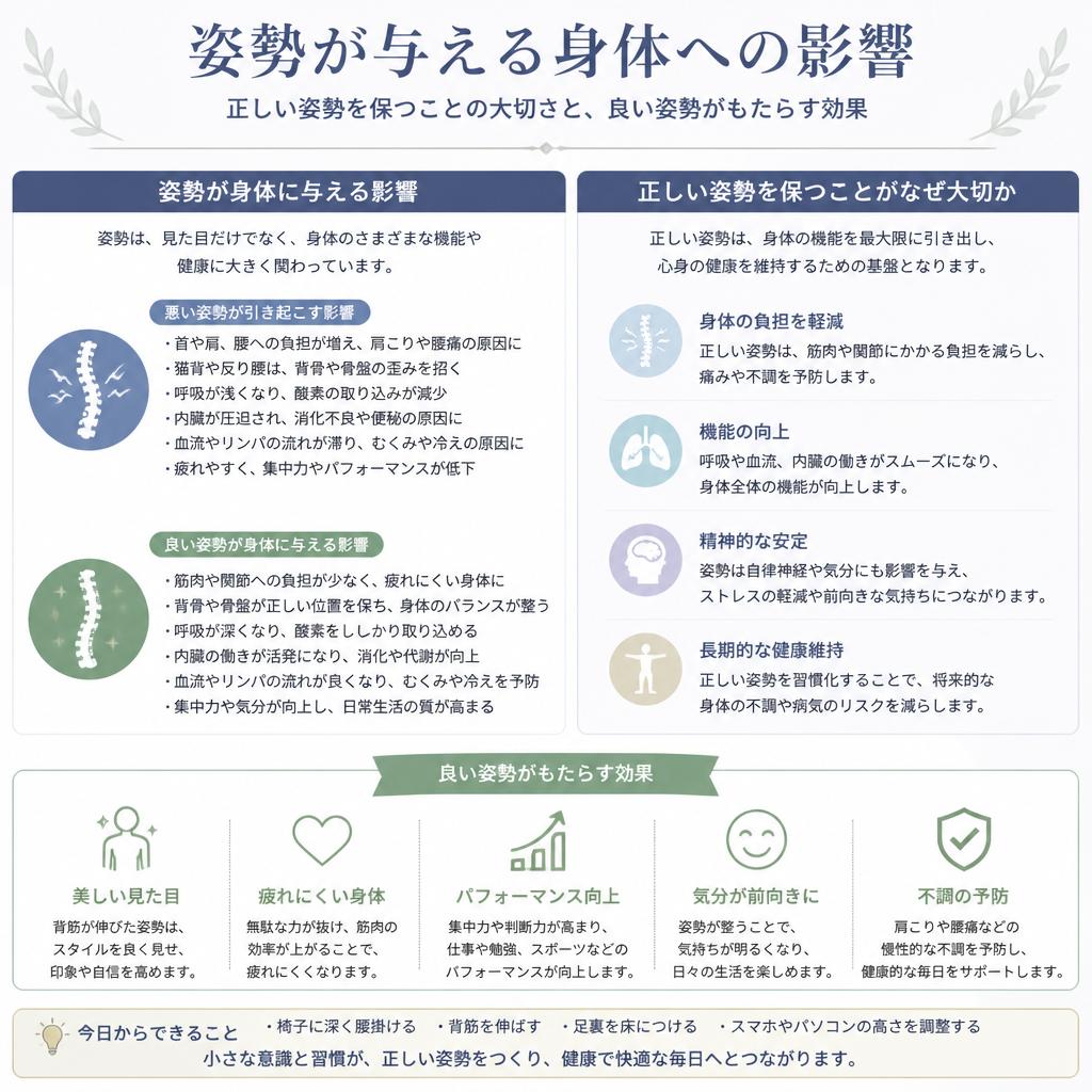 2. 正しい姿勢の重要性