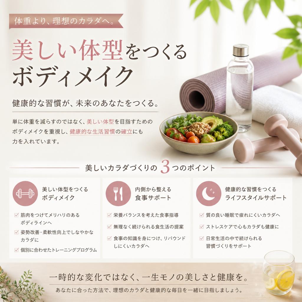 美しさと健康の両立