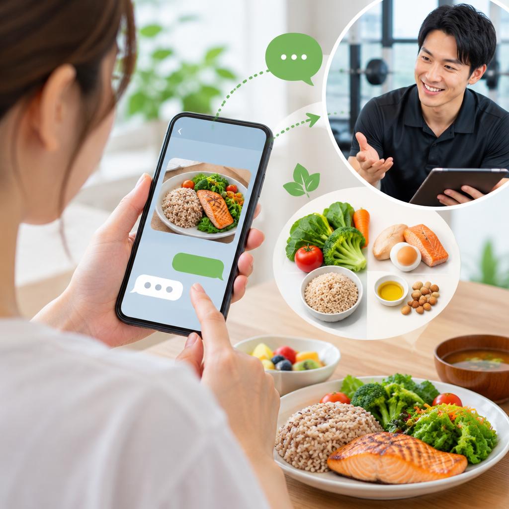 食事もひとりで悩まない。続けやすい習慣づくりをサポート