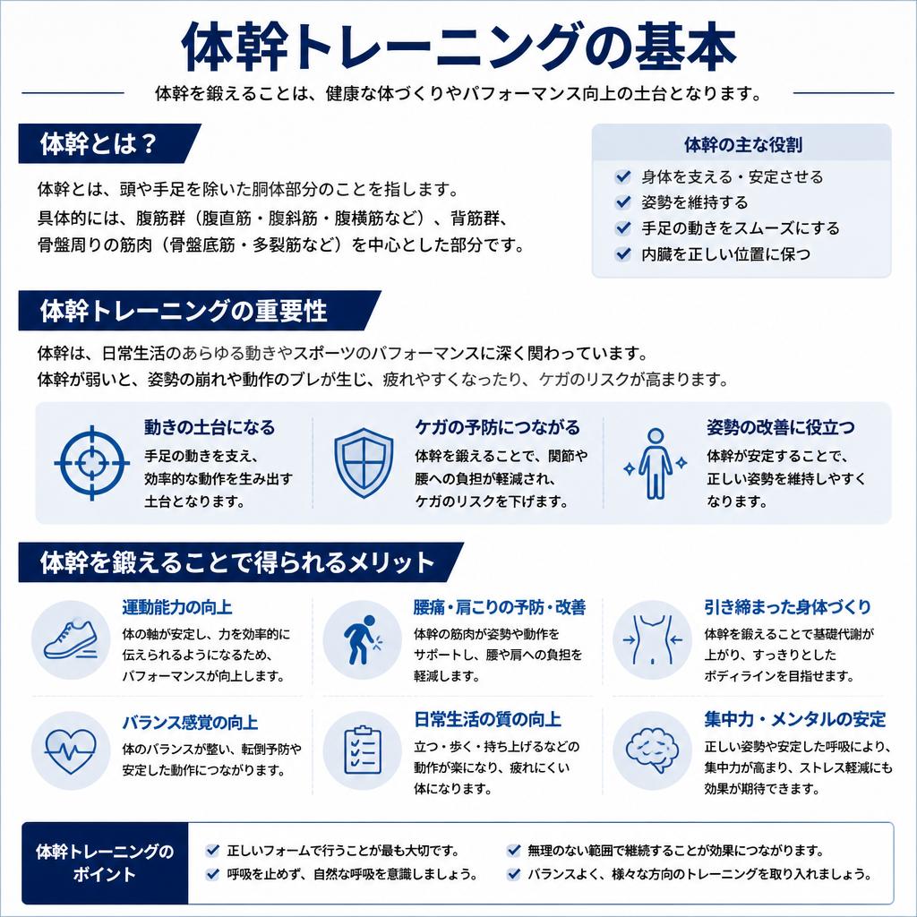体幹トレーニングとは？