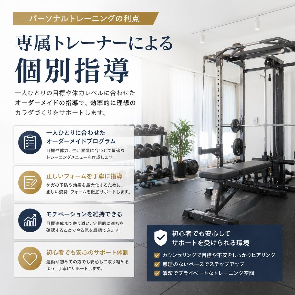 個別指導で安心のサポート