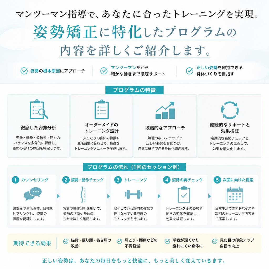 私たちのワークアウトの特徴