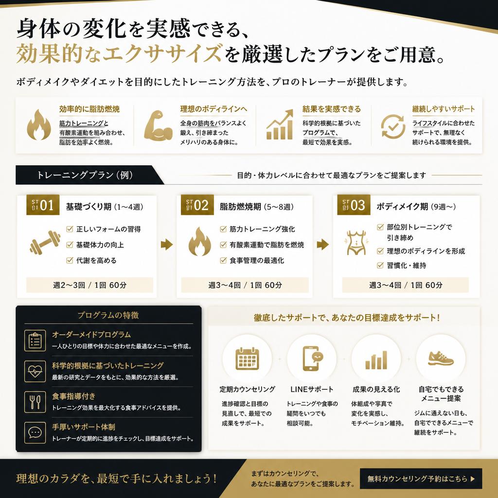 トレーニングプランの多様性