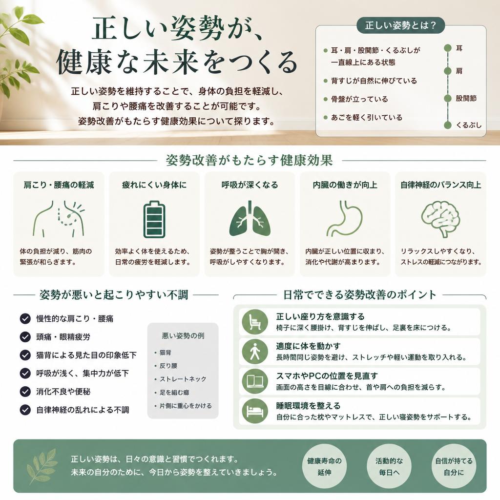 姿勢改善の重要性