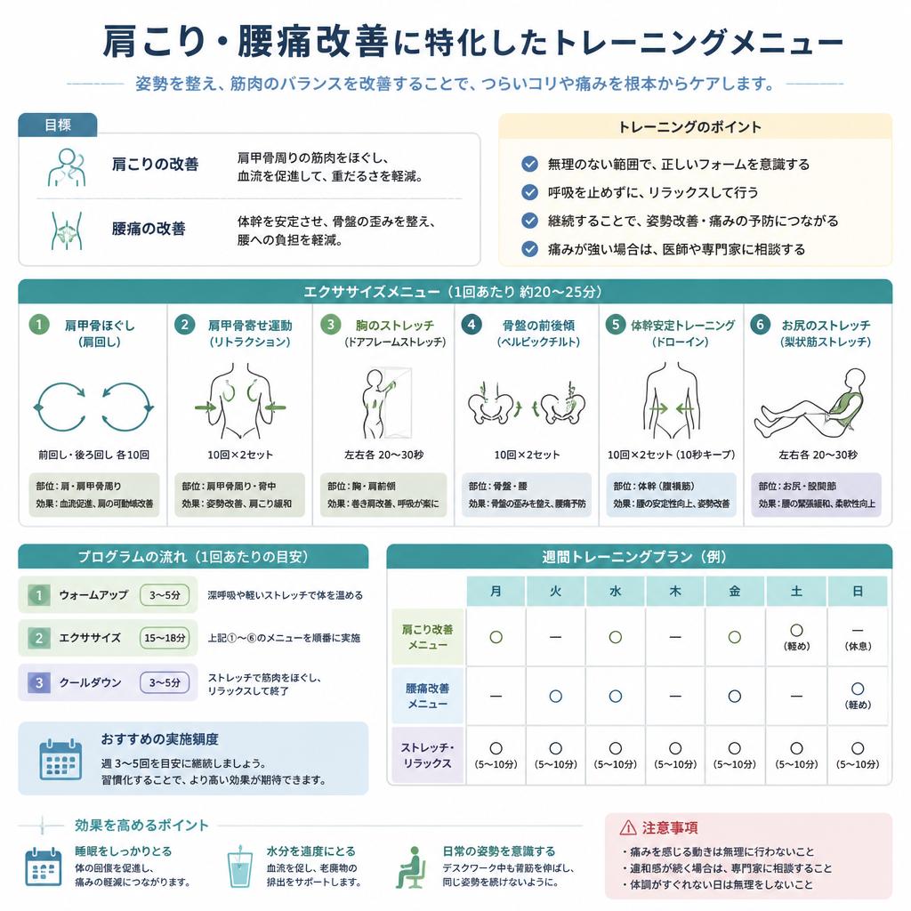 効果的なトレーニングメニュー
