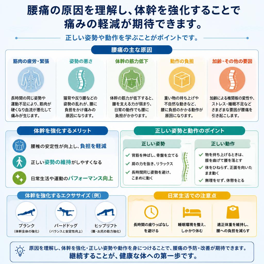 腰痛の原因とその改善法