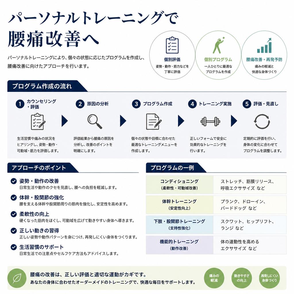 当ジムのトレーニングプログラムの特長