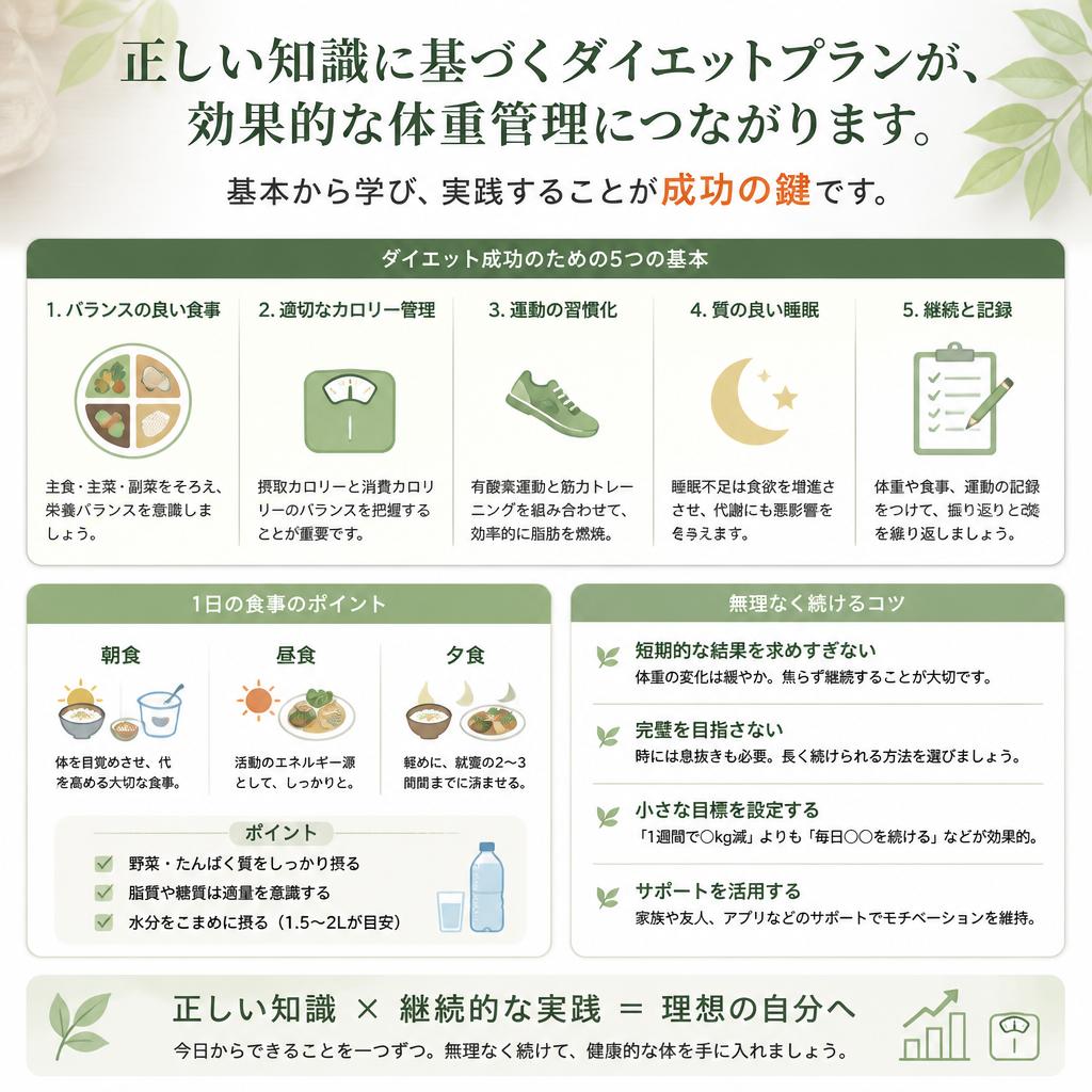 ダイエットプランの重要性