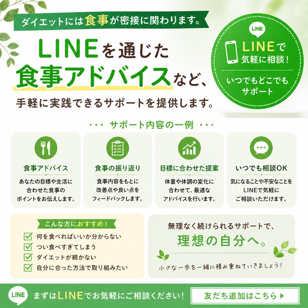 食事管理のプロのサポート