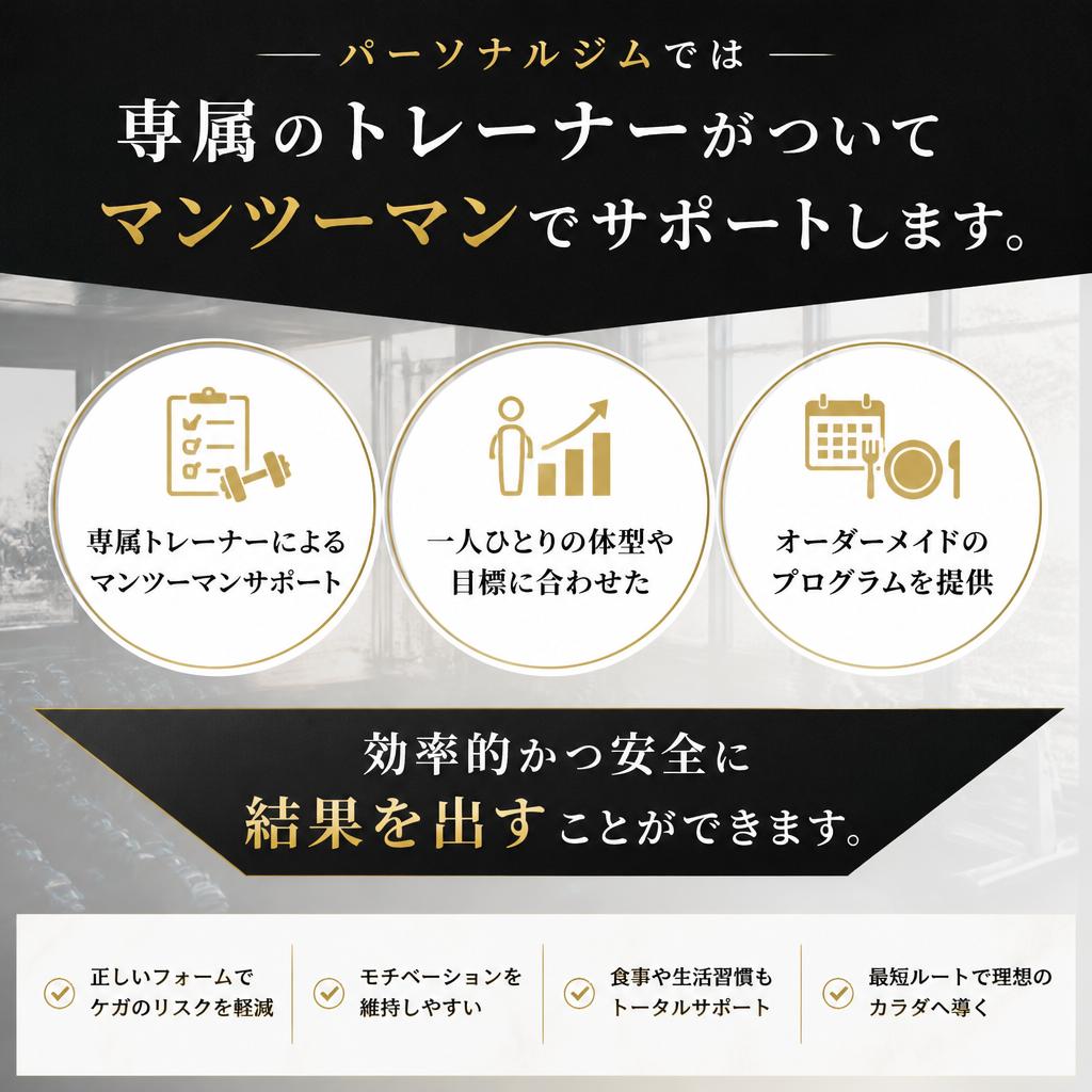 パーソナルトレーニングのメリット
