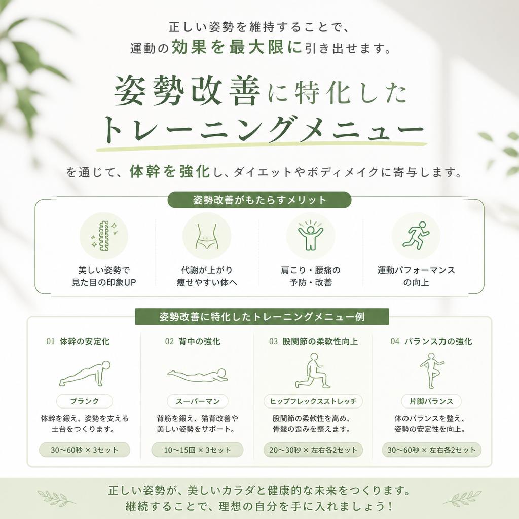 姿勢改善の重要性