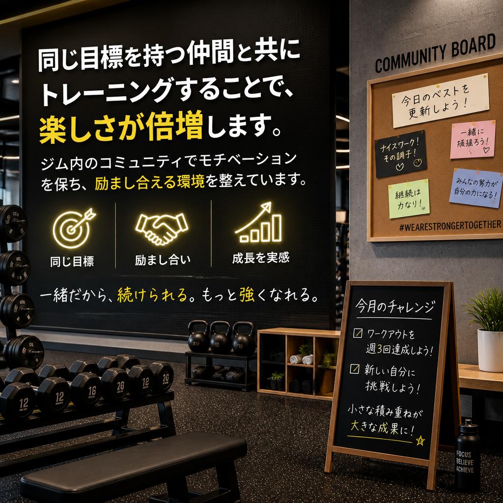 コミュニティでモチベーションをアップ