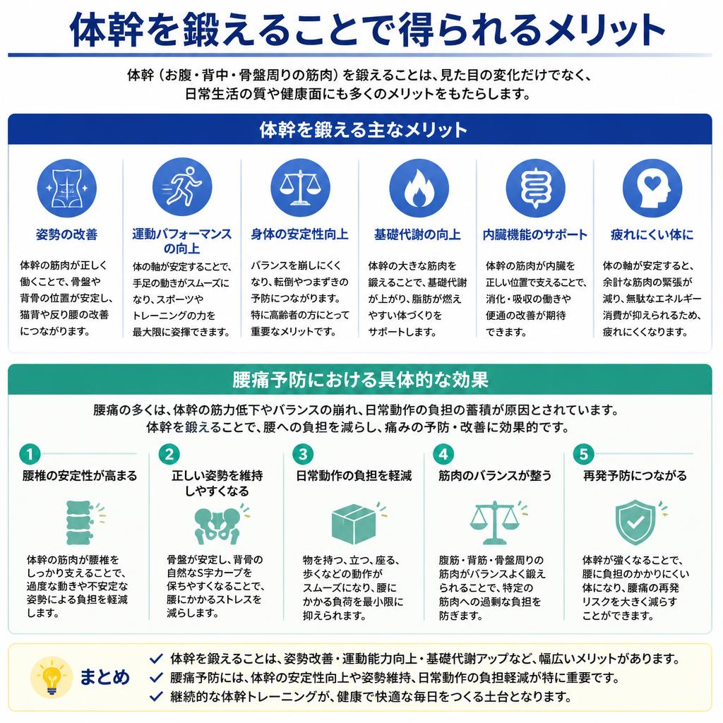 体幹トレーニングの重要性