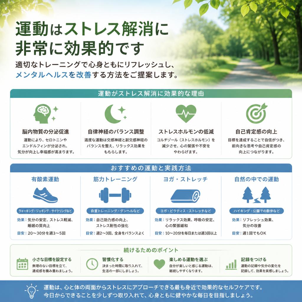 ストレス解消と心の健康