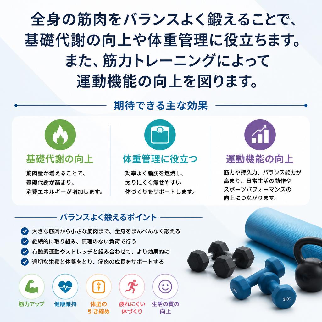 フィットネスと筋力トレーニングの重要性