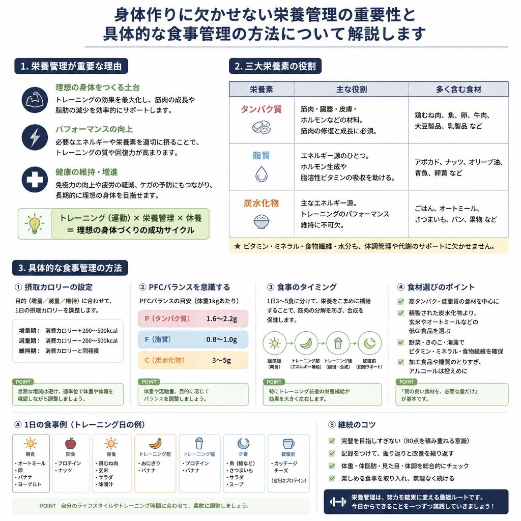 栄養管理のポイント